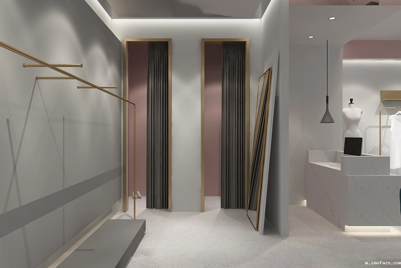 150平米商场女装专卖店装修设计效果图