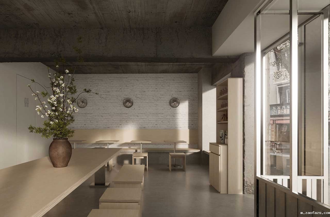 80平米社区咖啡店设计装修效果图