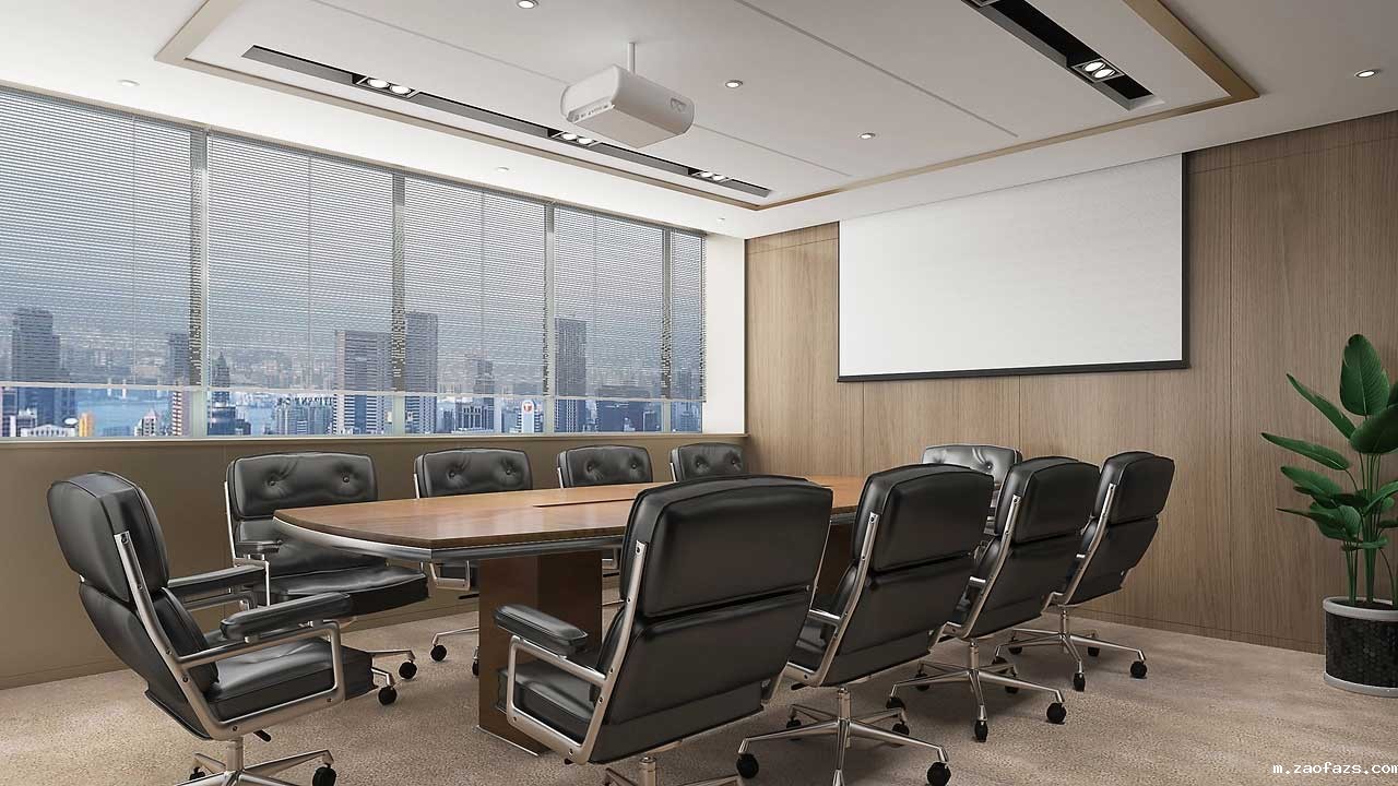 300平米商务风必威登录首页大全官网效果图