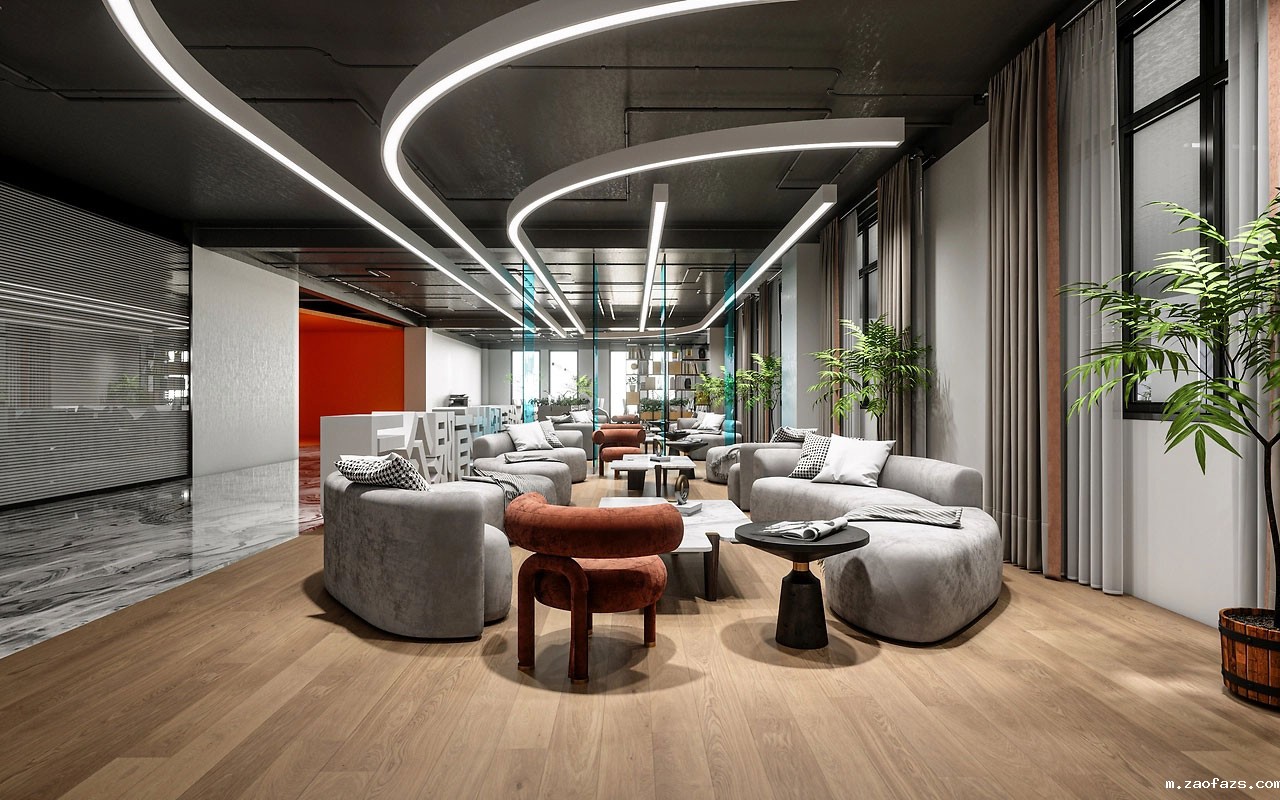 265平米高品质办公室装修设计效果图