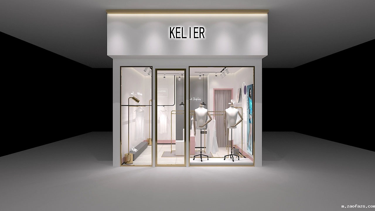 37平米女装门店设计效果图
