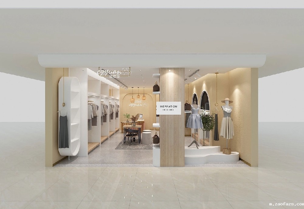 150平米现代服装店装修设计效果图