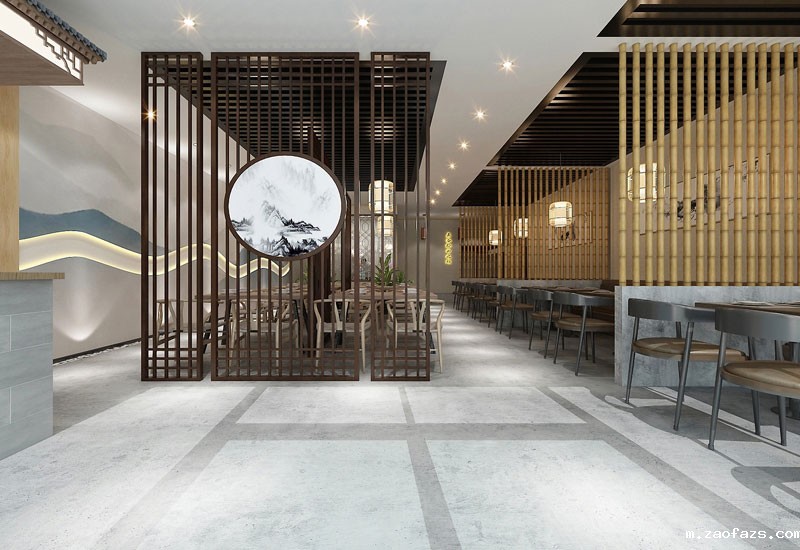 342平米郑州川菜馆装修设计效果图