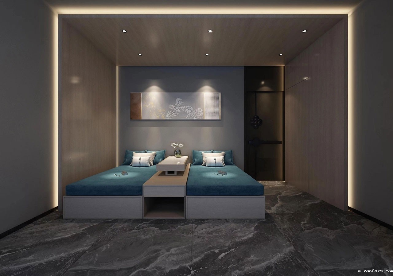 593平米郑州足浴店装修设计效果图