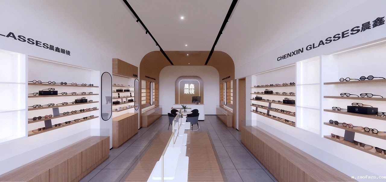 40平米郑州眼镜店装修设计效果图