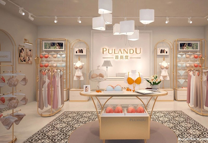 55平米郑州内衣店装修设计效果图