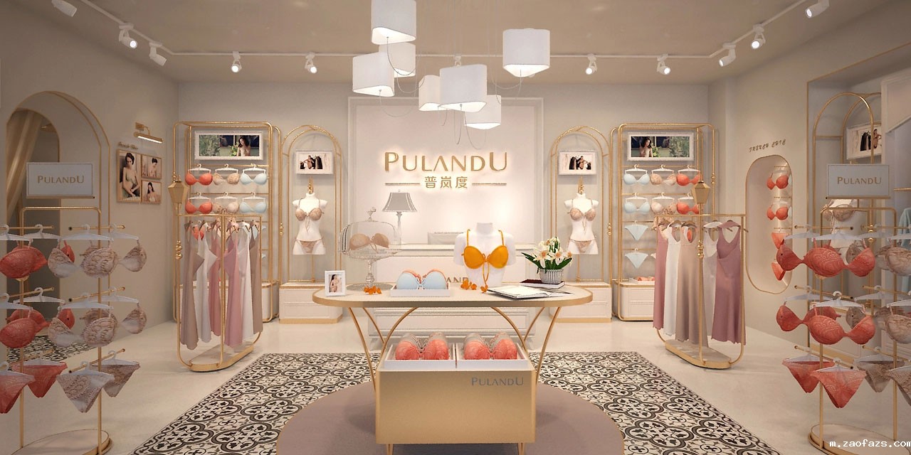 55平米郑州内衣店装修设计效果图