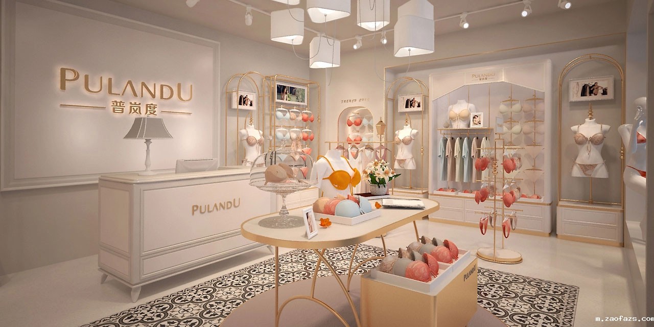 55平米郑州内衣店装修设计效果图