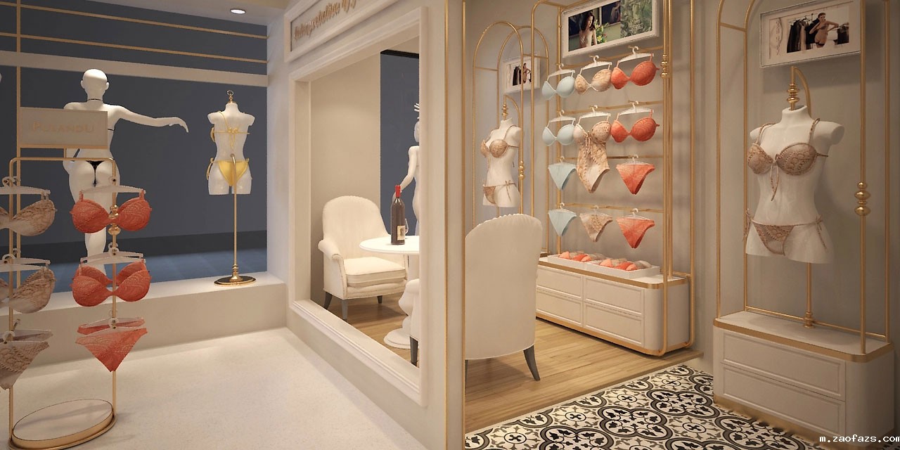 55平米郑州内衣店装修设计效果图