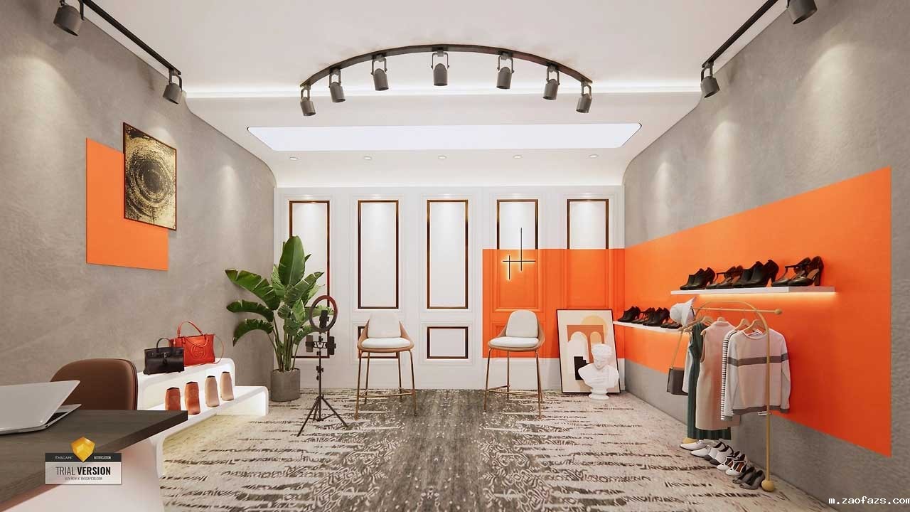 30平米郑州服饰直播间设计效果图