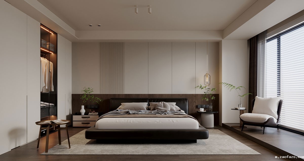 万科世曦135平米意式轻奢风四居室装修效果图