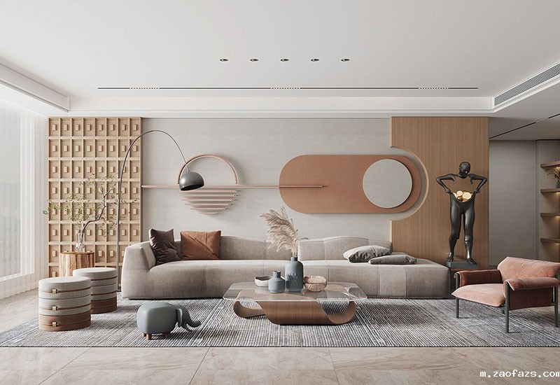 美林上苑168平米现代简约风格四居室装修效果图