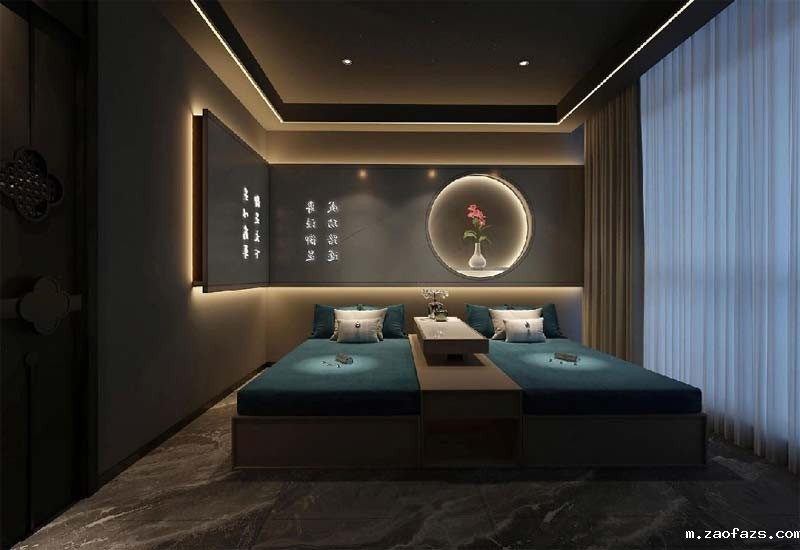 593平米郑州足浴店装修设计效果图