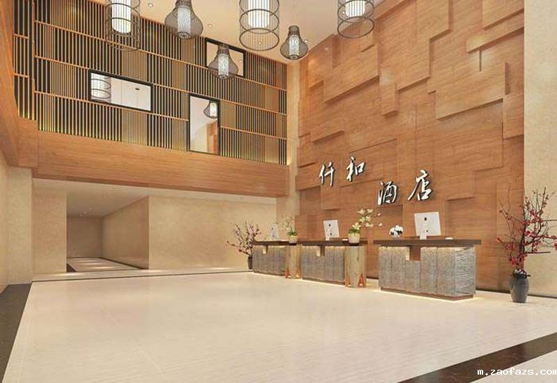 新中式主题酒店装修设计效果图