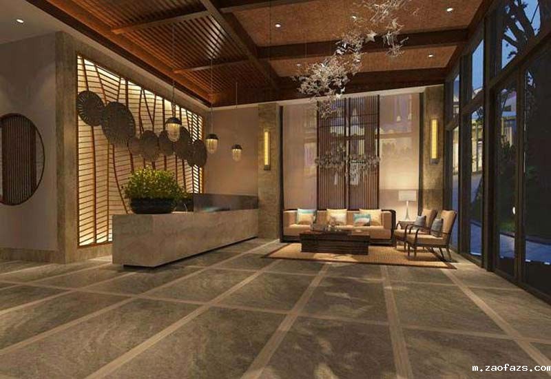 享乐主题酒店装修设计效果图