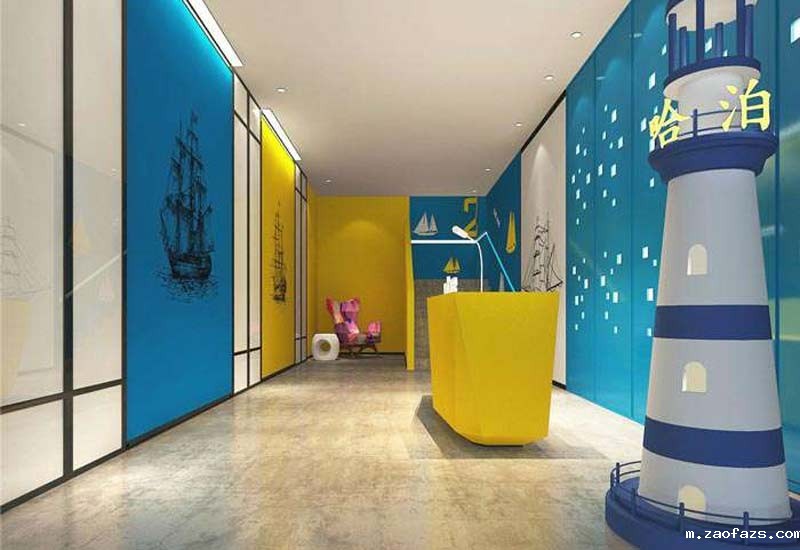 港湾主题酒店装修设计效果图