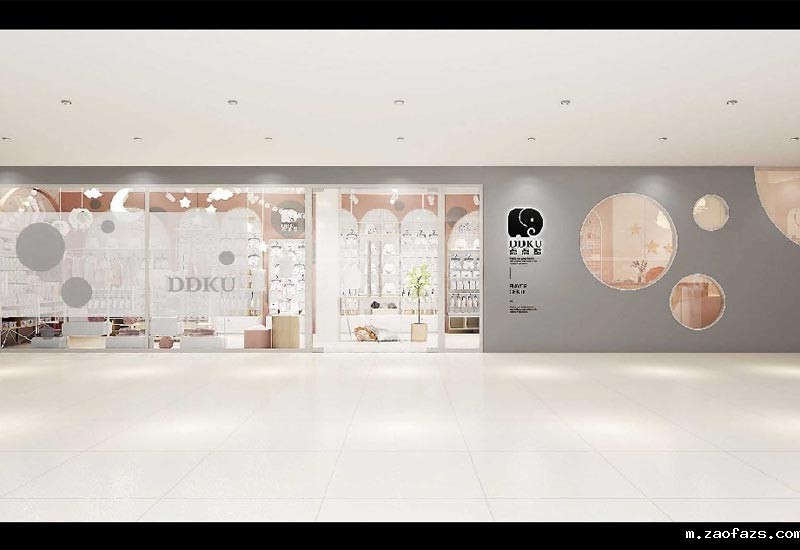 200平米郑州母婴店设计装修效果图