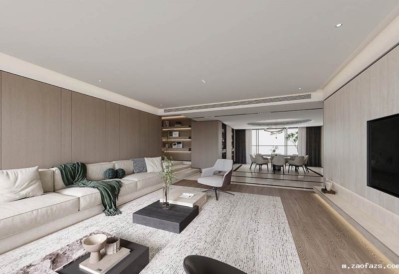 143平米郑州二手房装修设计效果图