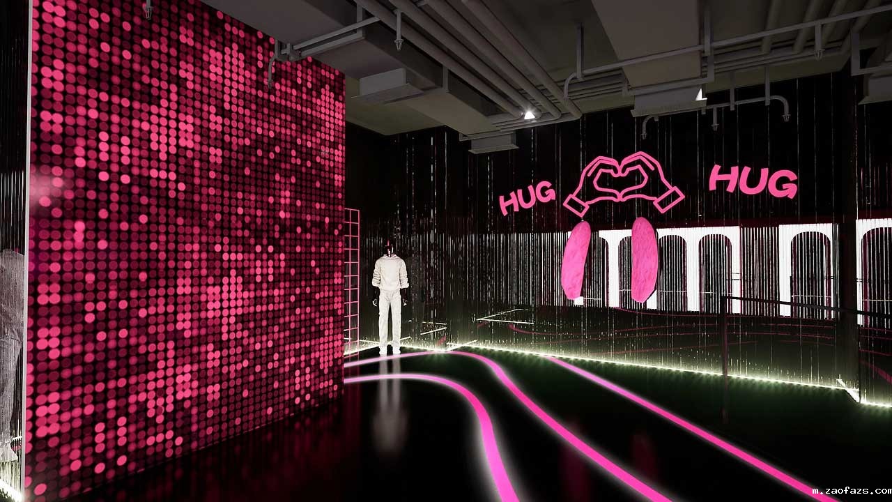 85平米郑州直播间设计效果图