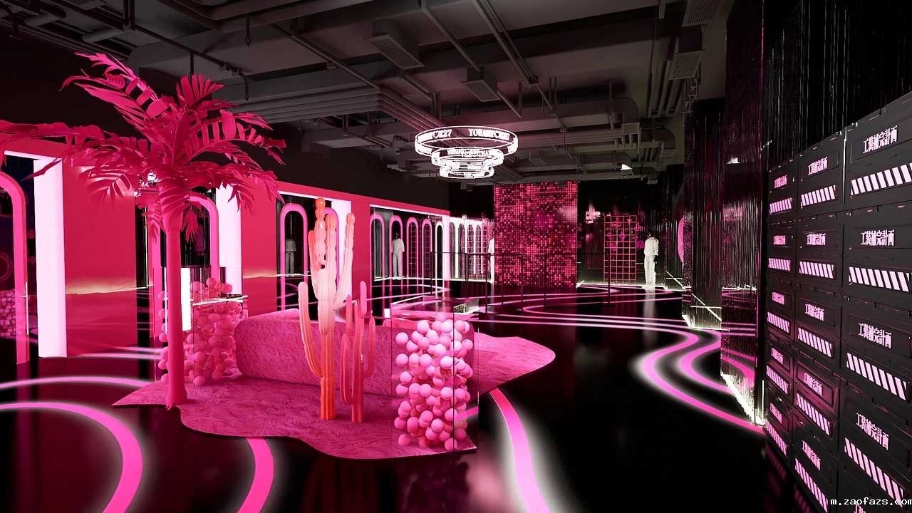 85平米郑州直播间设计效果图