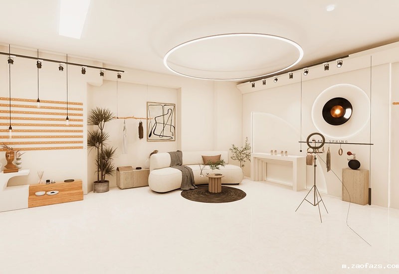 200平米郑州服装门店直播间设计效果图