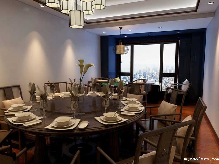 240平米私家菜馆装修效果图