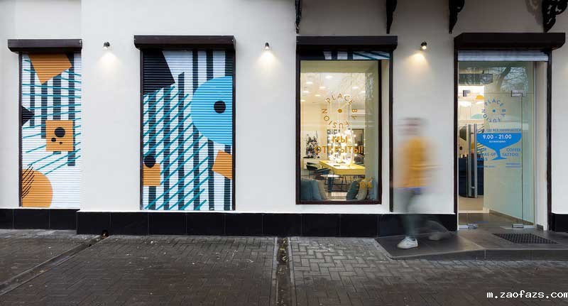 90平米理发店装修设计效果图