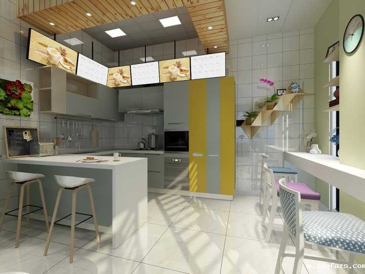 65平米奶茶店装修设计效果图