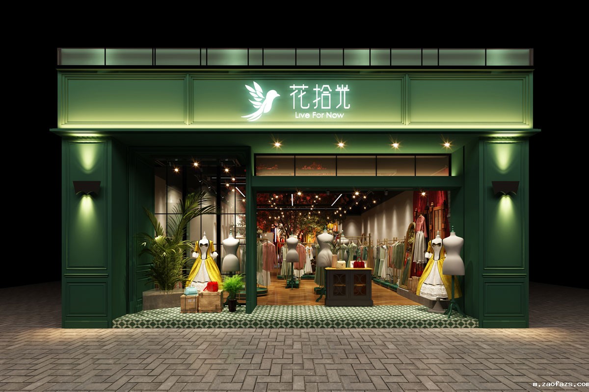 115平米品牌女装店铺装修设计效果图