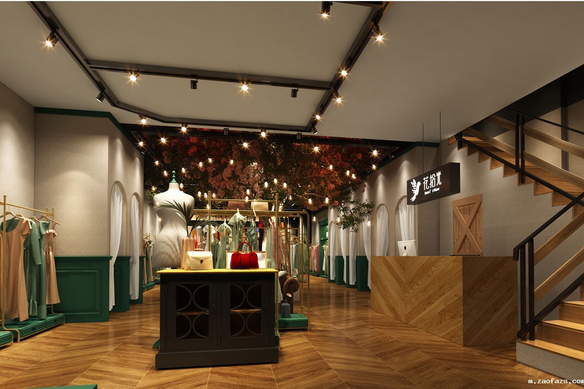 115平米品牌女装店铺装修设计效果图