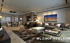 素净简约的现代风格大户型装修效果图