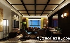 大气的中式风格大户型装修效果图