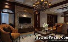 美式古典风格大户型装修效果图