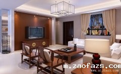 两居室中式风格装修效果图