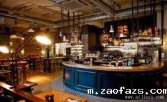 最新的餐馆装修效果图