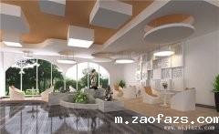 时尚简约的图书馆装修效果图