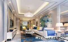 现代风格三居室装修效果图