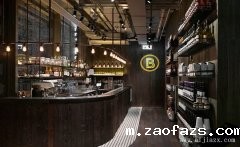 灰色主的题创意餐馆装修效果图