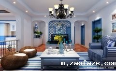 经济实用的地中海风格大户型装修效果图