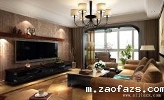 田园风格餐厅与客厅隔断装修效果图