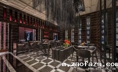 灰色主题的现代风格餐馆装修效果图