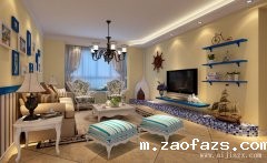 舒适温馨的地中海风格三居室装修效果图