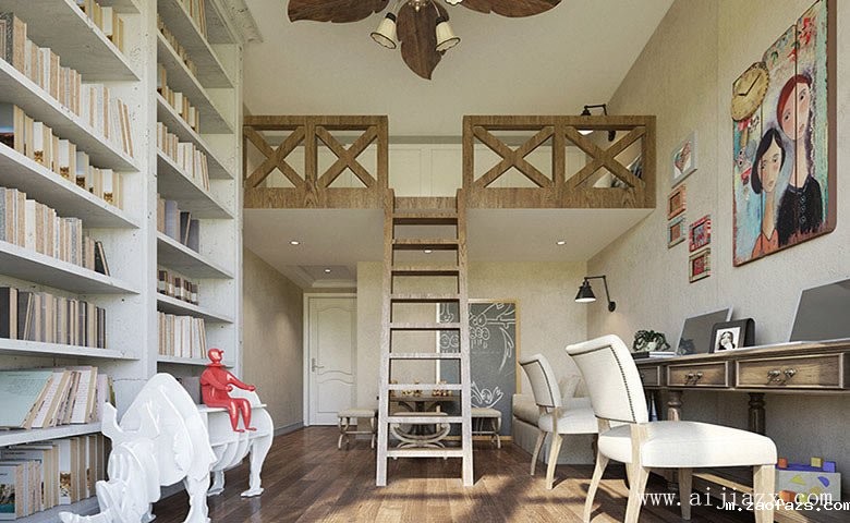 郑州三室一厅美式风格装修效果图