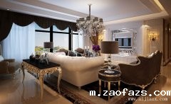 奢华的新古典风格大户型装修效果图