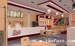 享受木质空间,时尚餐馆装修效果图