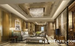 富丽奢华的235平米欧式风格超大户型装修效果图