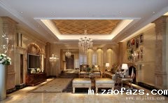 296平米精致欧式风格超大户型装修效果图