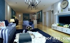 清雅舒适的地中海风格大户型装修效果图