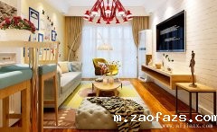 温馨木质的现代风格小户型装修效果图