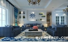 最新地中海风格两居室装修效果图